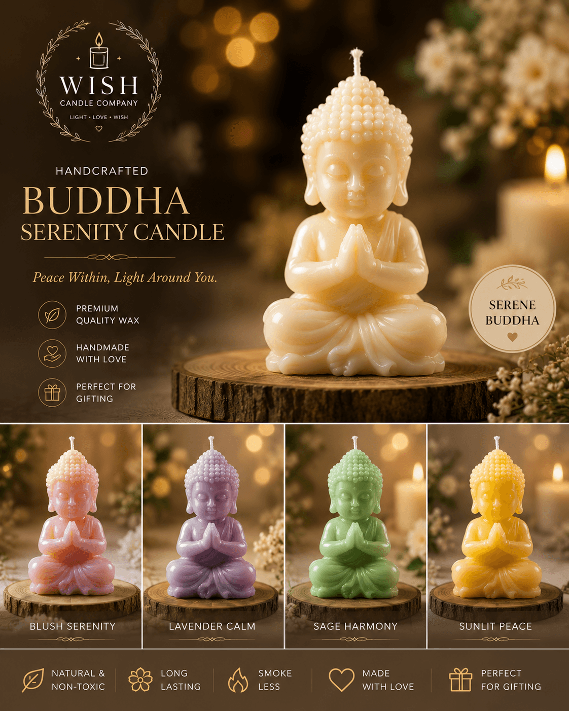 Warm Wish festive cozy candle